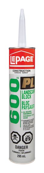 PL600 Landscape bBock Adhesive - Beige - 295 ml