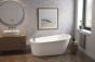 Diva Freestanding Bathtub - 60 5/8" x 32" - High-Gloss Acrylic - White