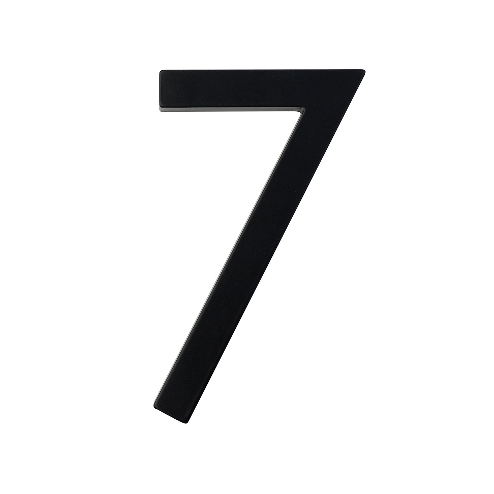 Designer Style House Number #7 - Matte Black - 5