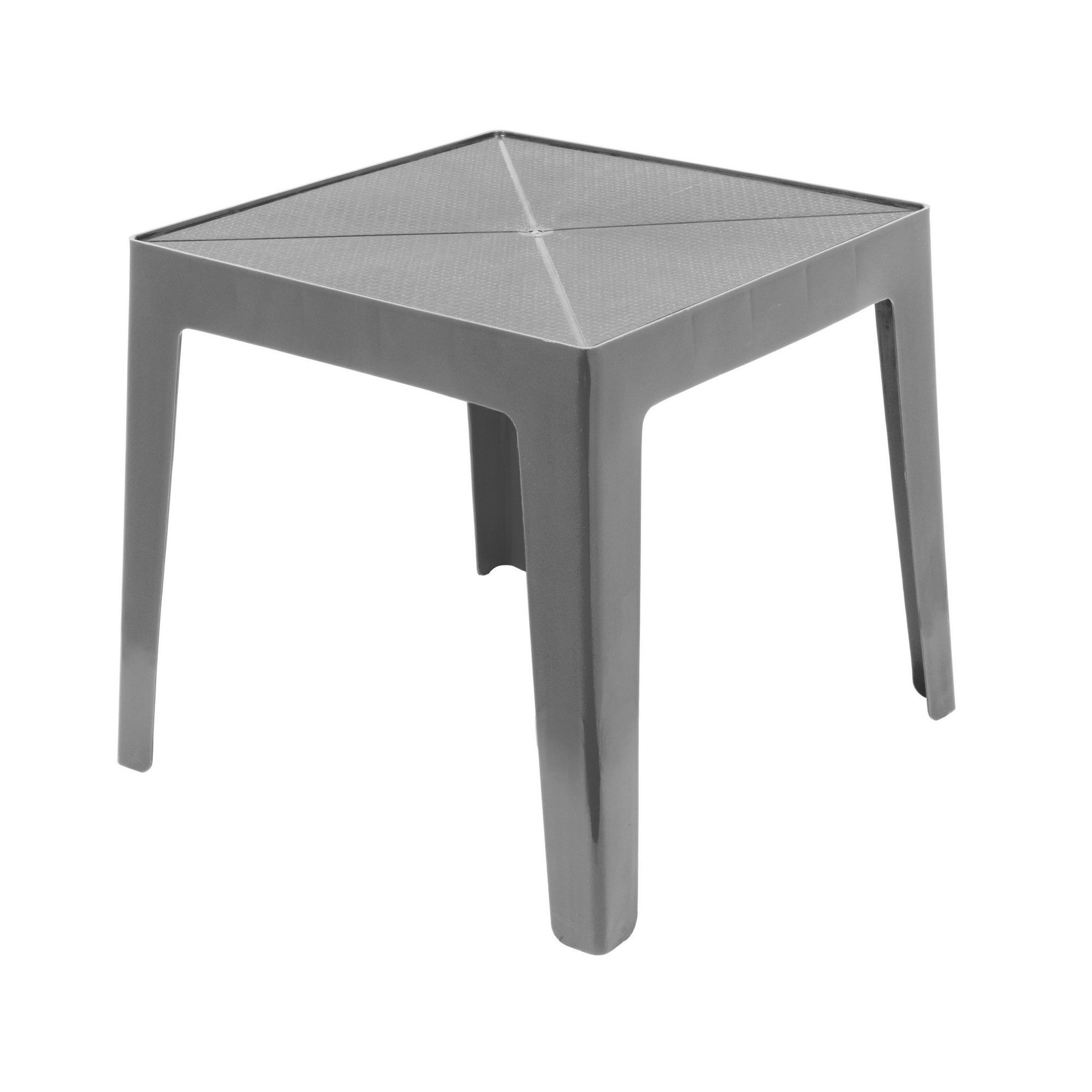 Table d’appoint pliante, 15,25 x 17, gris neutre