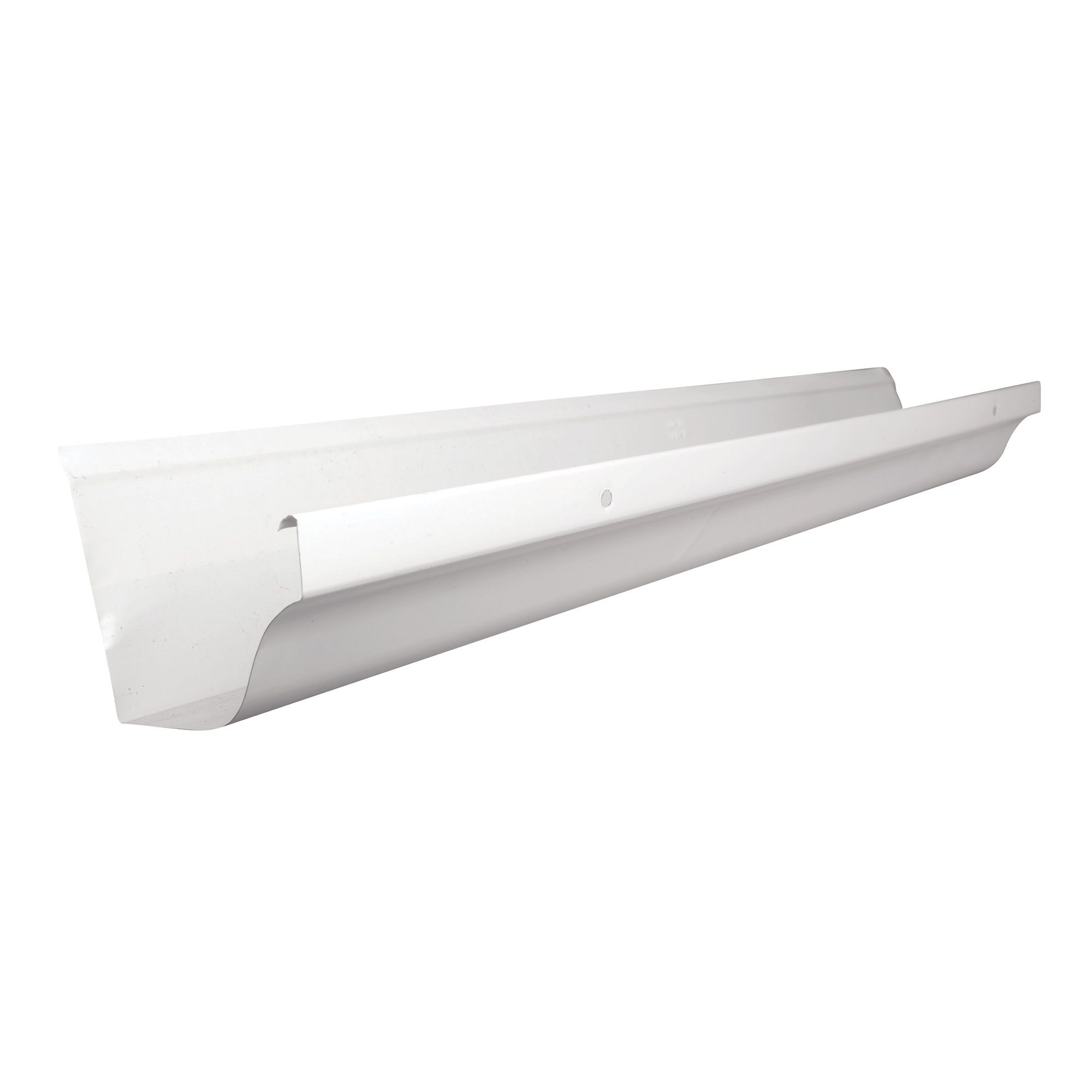 Primeau Hi-Bak Eavestrough - Galvanized Steel - White - 10' | BMR