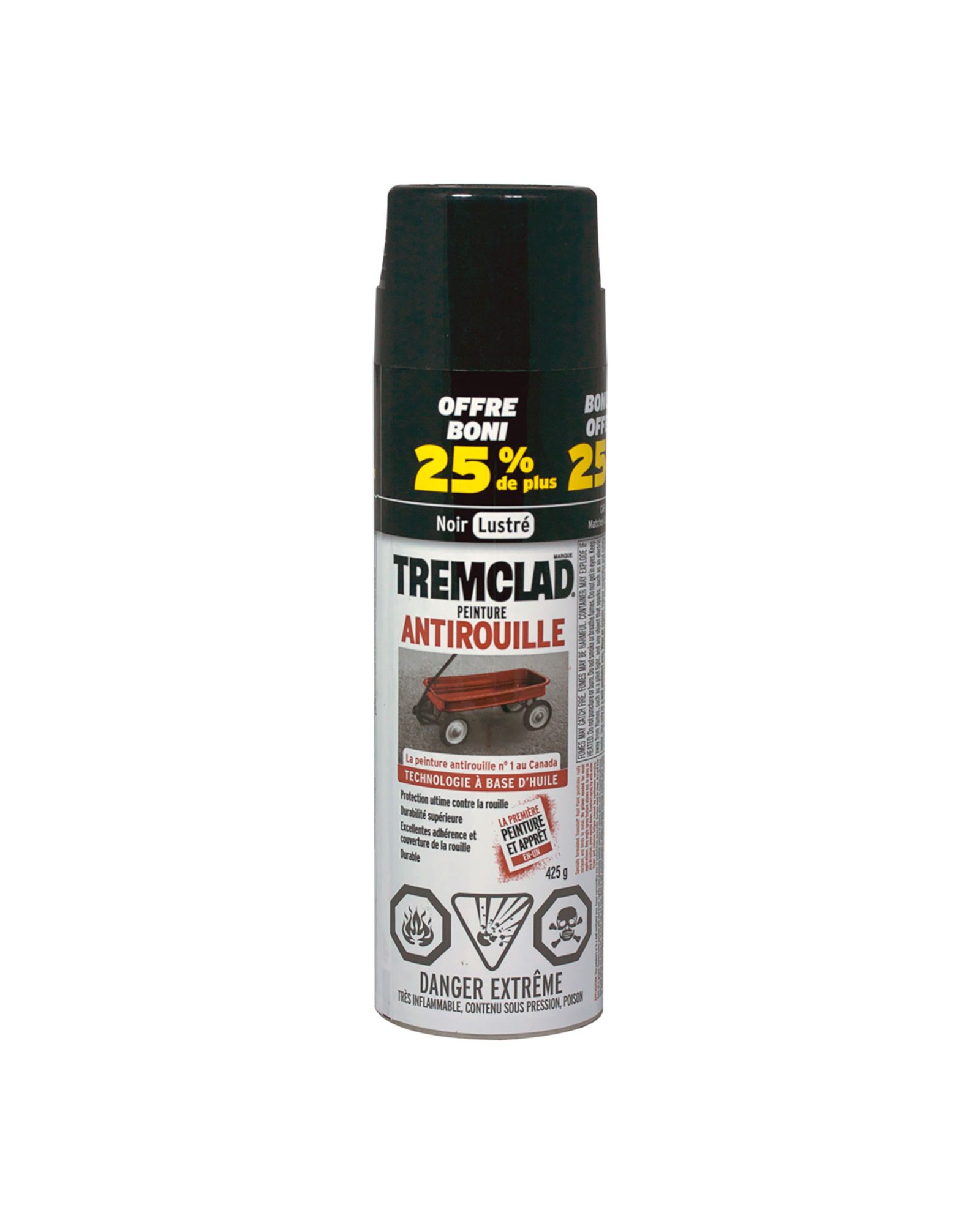 Tremclad® Oil-Based Rust Aerosol Spray Paint Primer, Galvanized Metal  White, 340-g