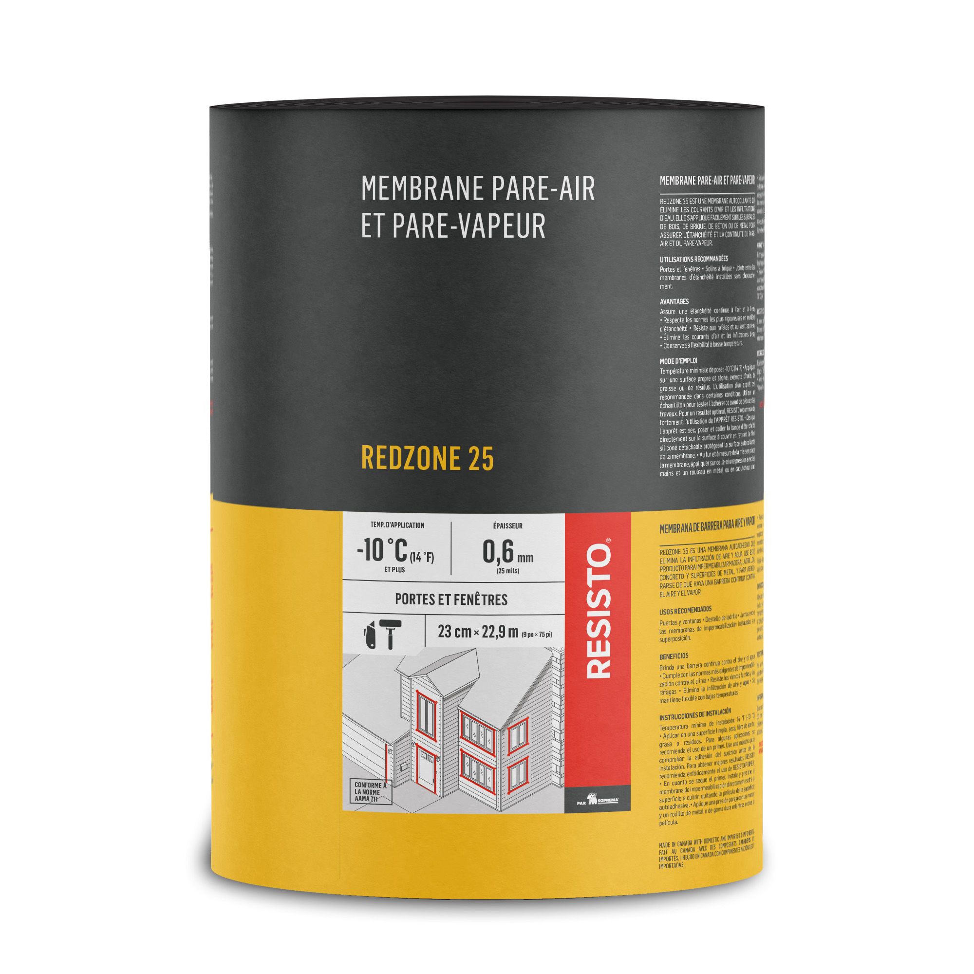 RED ZONE 25 membrane - Red - 9