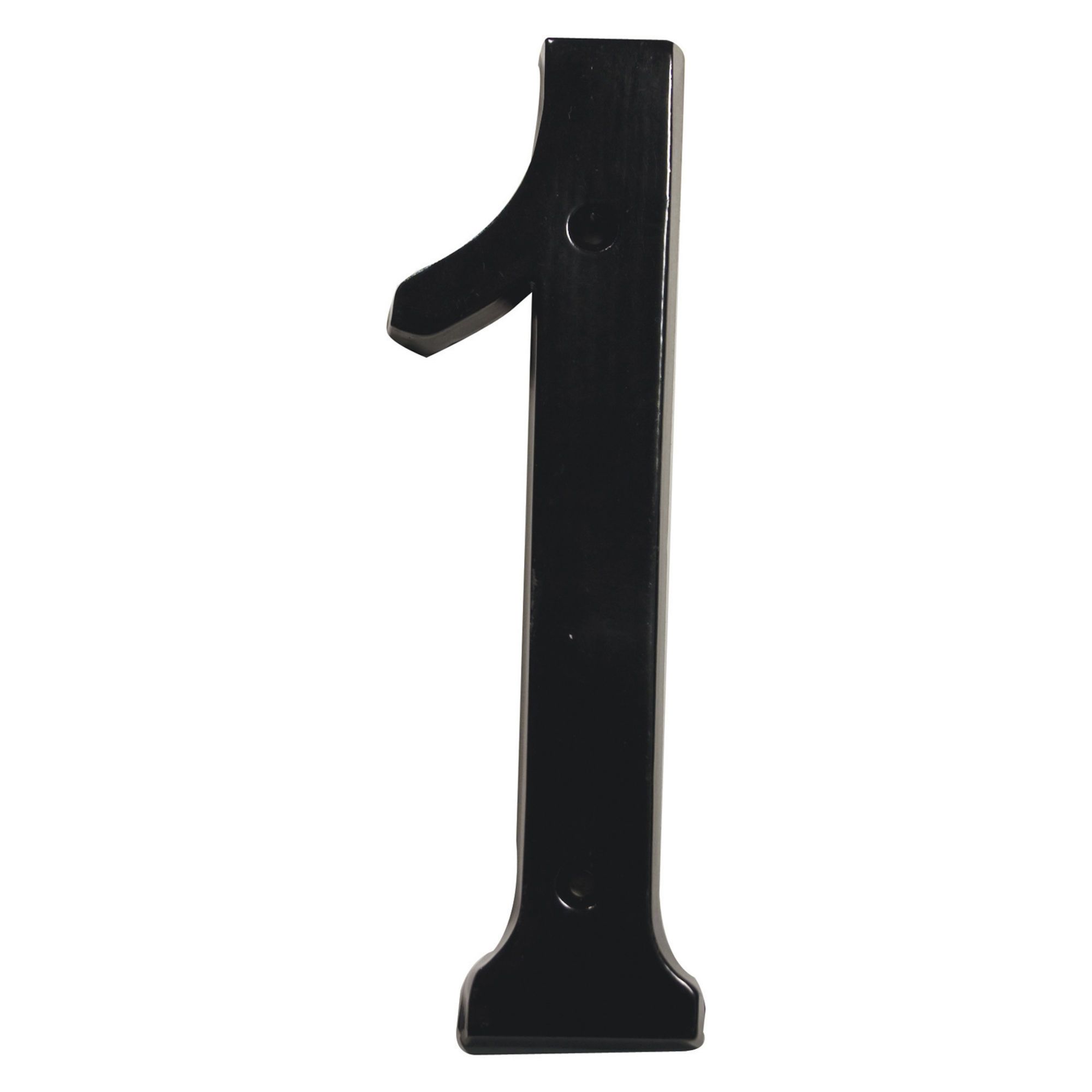 Aluminum Heritage house number #1 - Matte black - 4