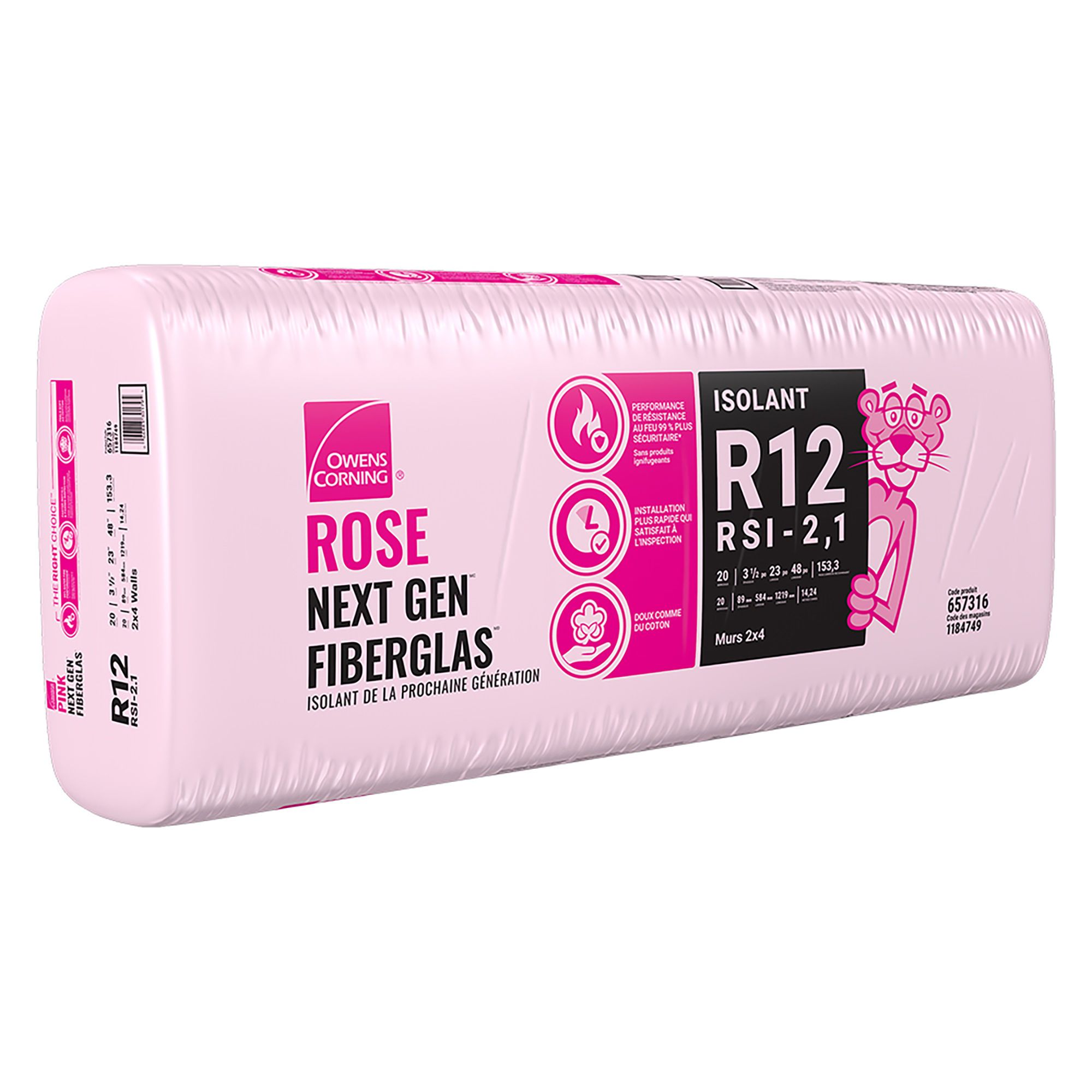 R 12 Pink Next Gen Fiberglas Insulation 23