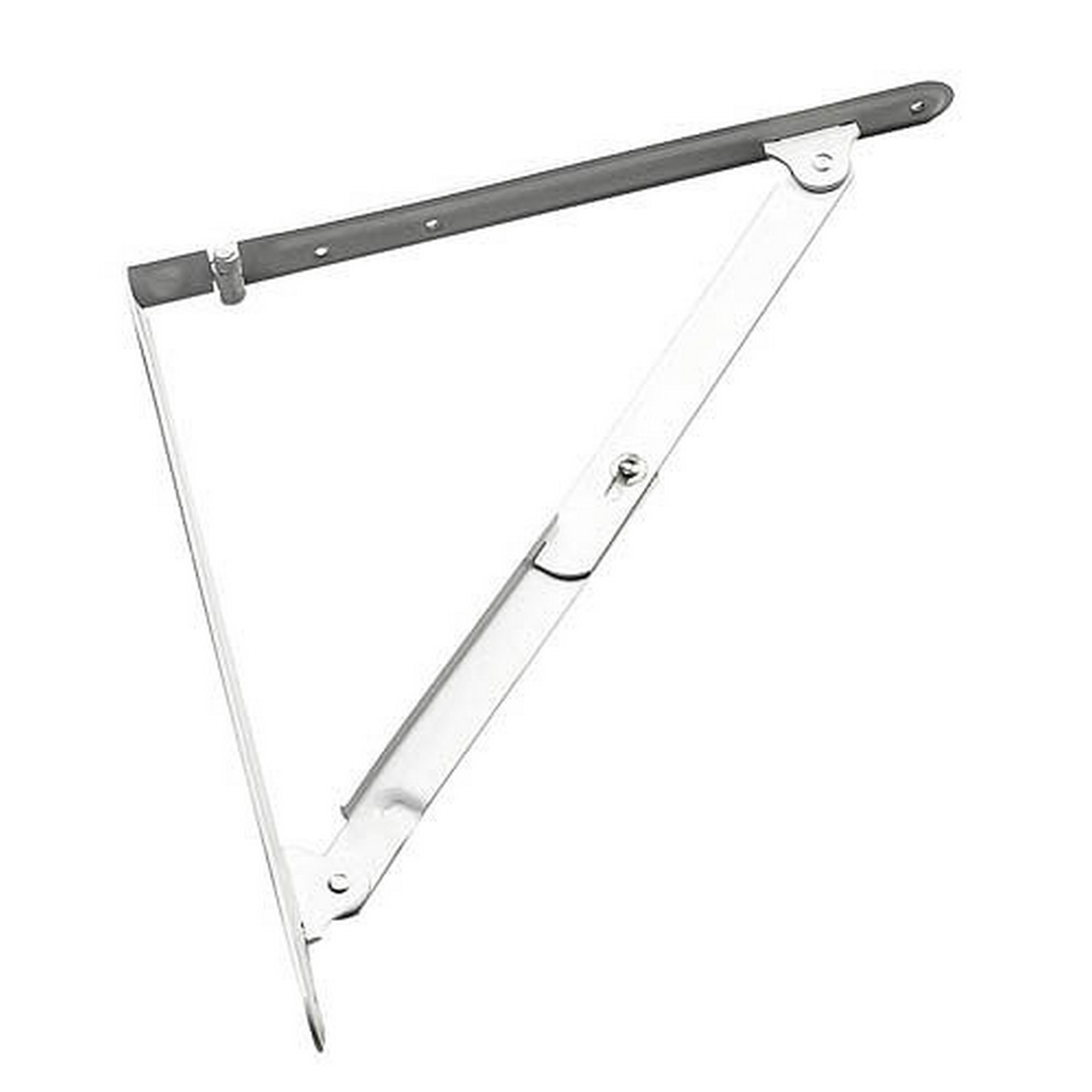 Folding Shelf Bracket White 27 Mm X 300 Mm From ONWARD HARDWARE BMR   042 7021 001 1 