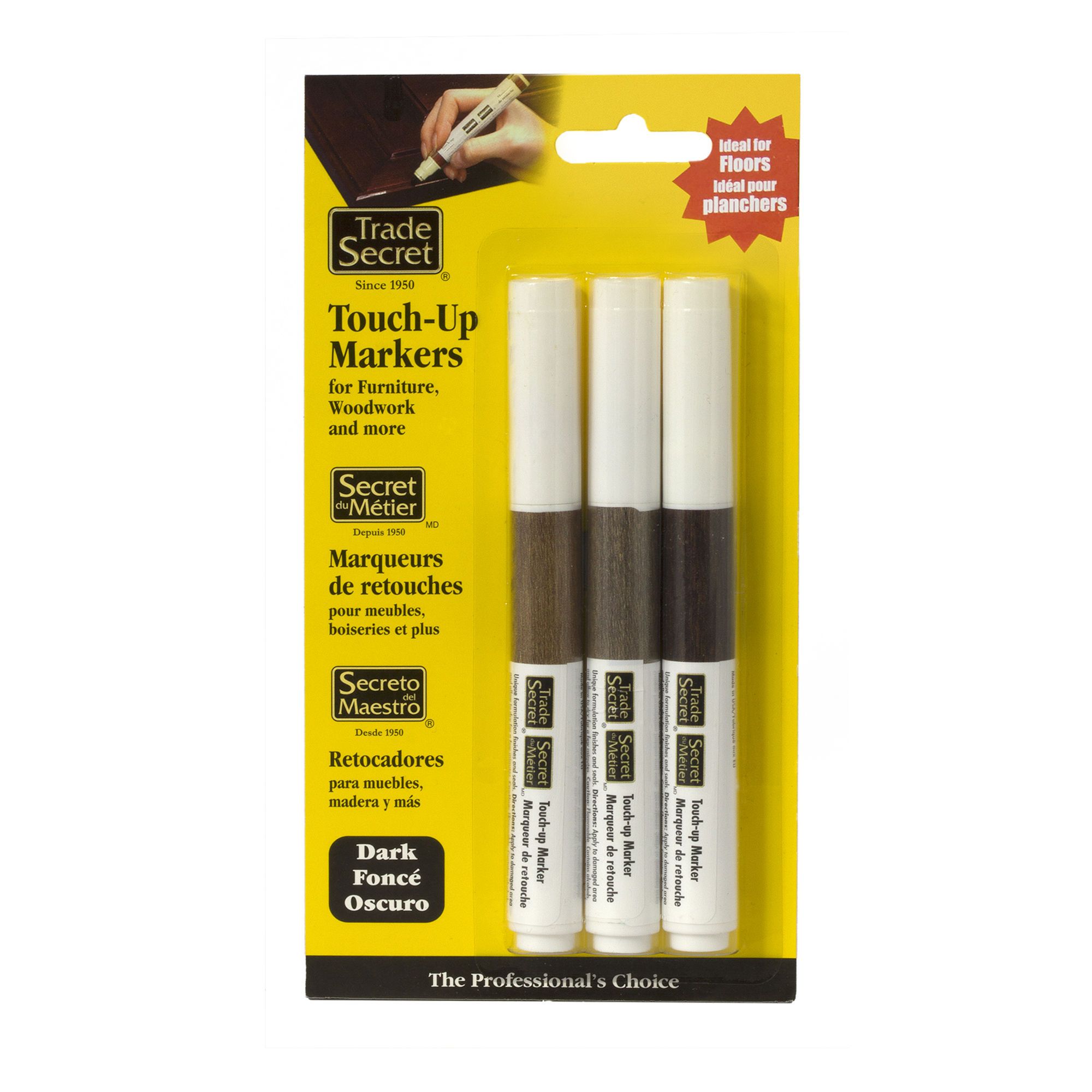 Touch-Up Marker Pro Set - Dark Tones - 3/Pkg from Trade Secret | BMR