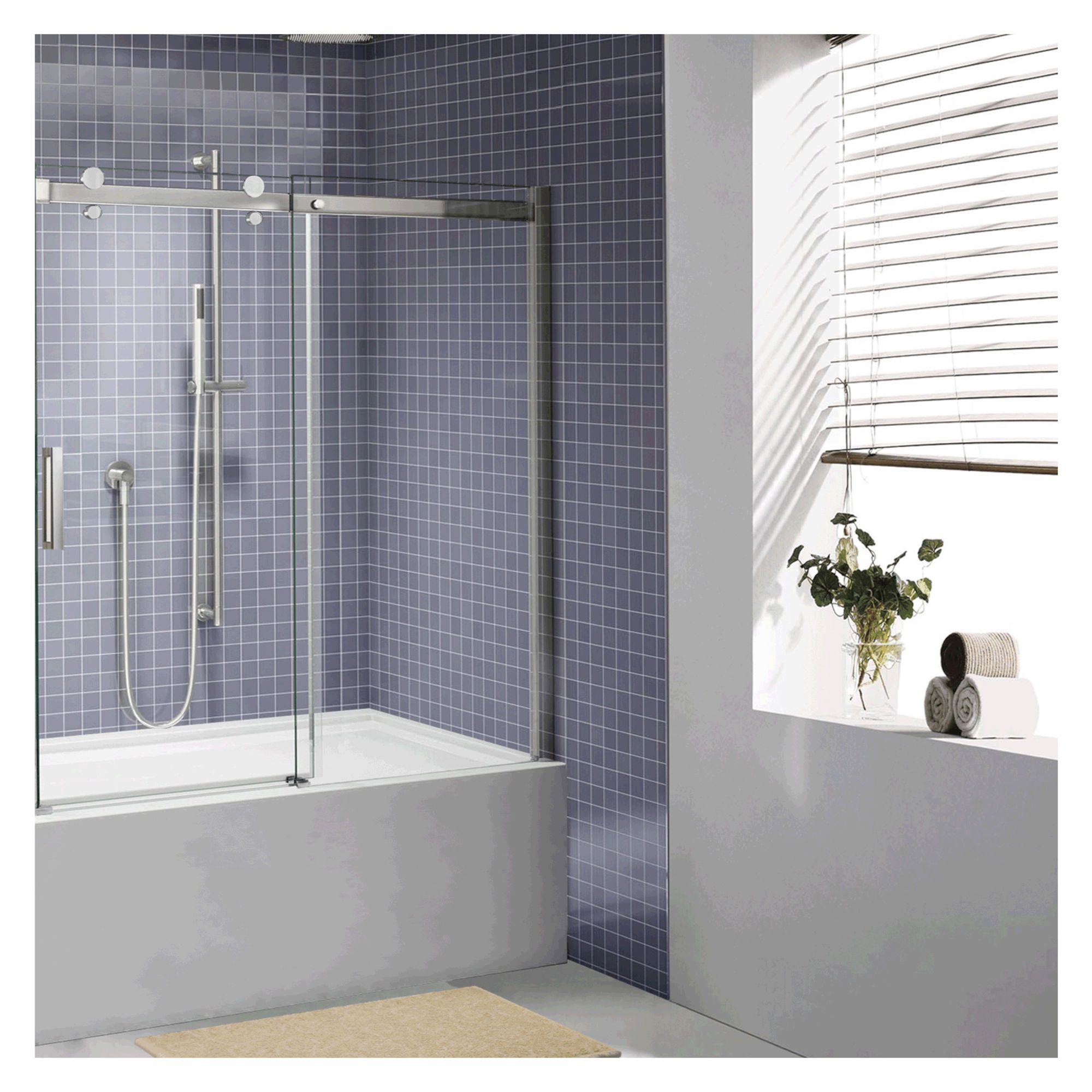 Grattoir de douche pour portes vitrées de douche, grattoir de salle de bain  nettoyant douche Mimenor