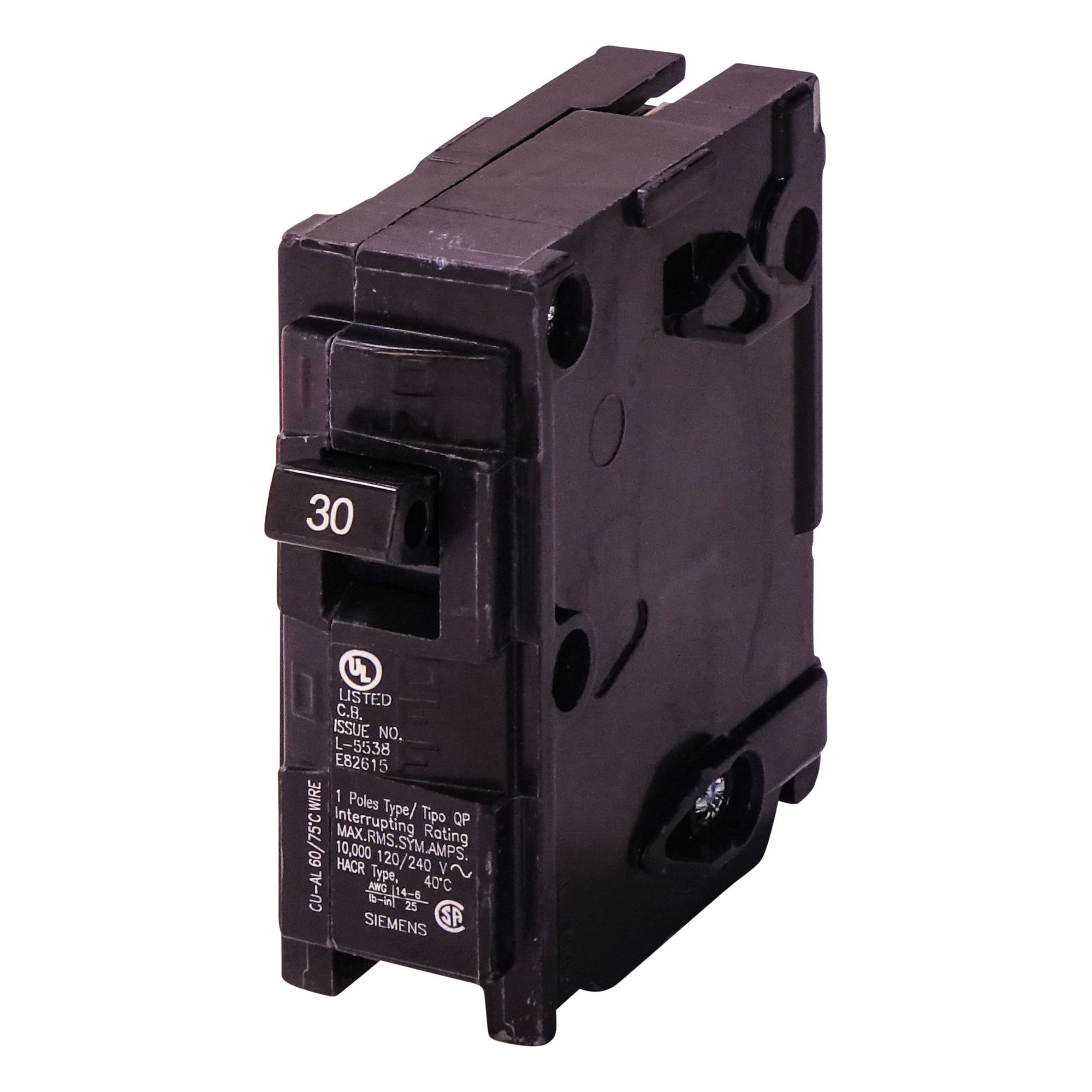 Single Pole Breaker - 20 A from SIEMENS | BMR