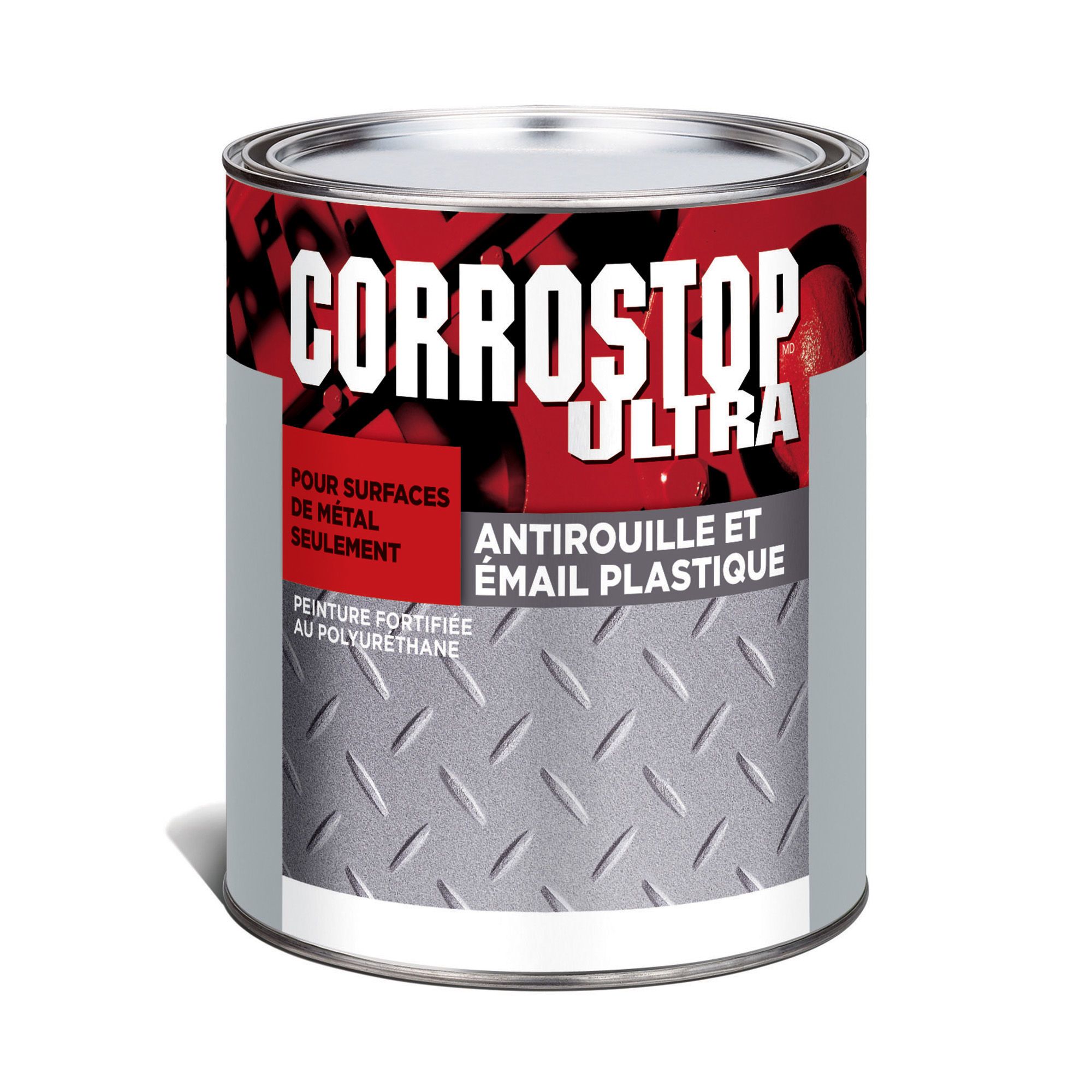 Antirouille & émail plastique Corrostop, rouge harvester, 340 ml de  CORROSTOP