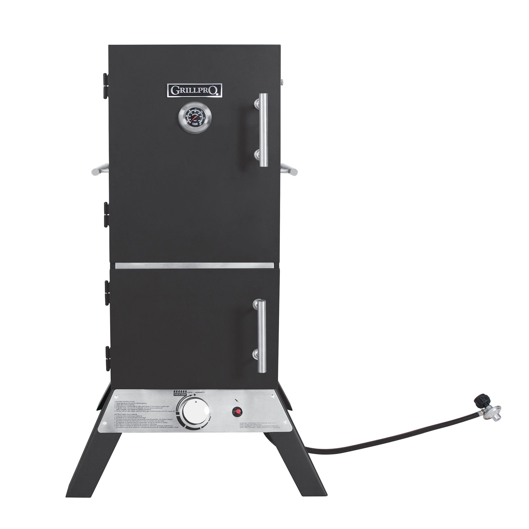 GrillPro 33 in. Vertical Propane GAS Cabinet Smoker