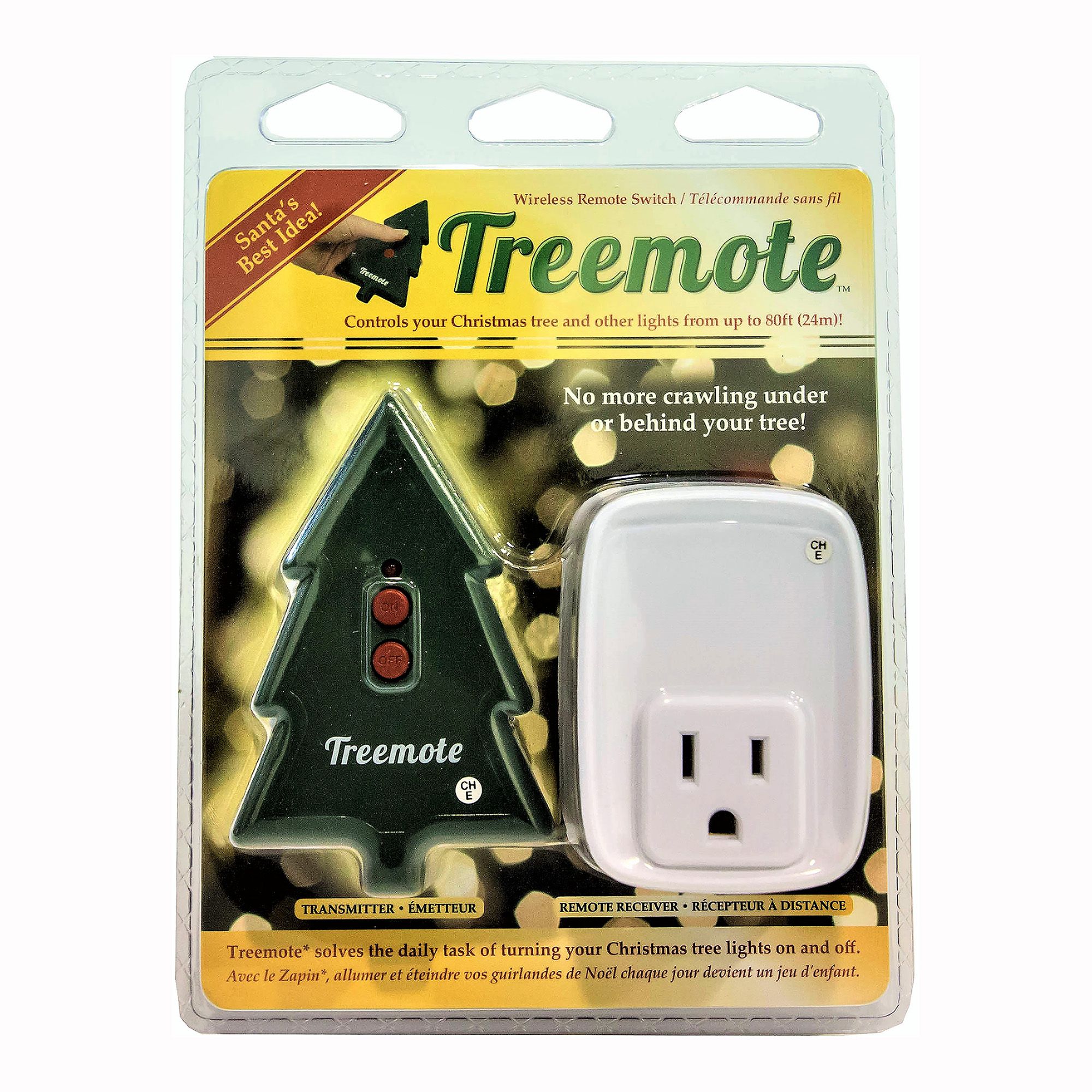 Treemote Christmas Tree Remote Control Box Controls Tree & Lights