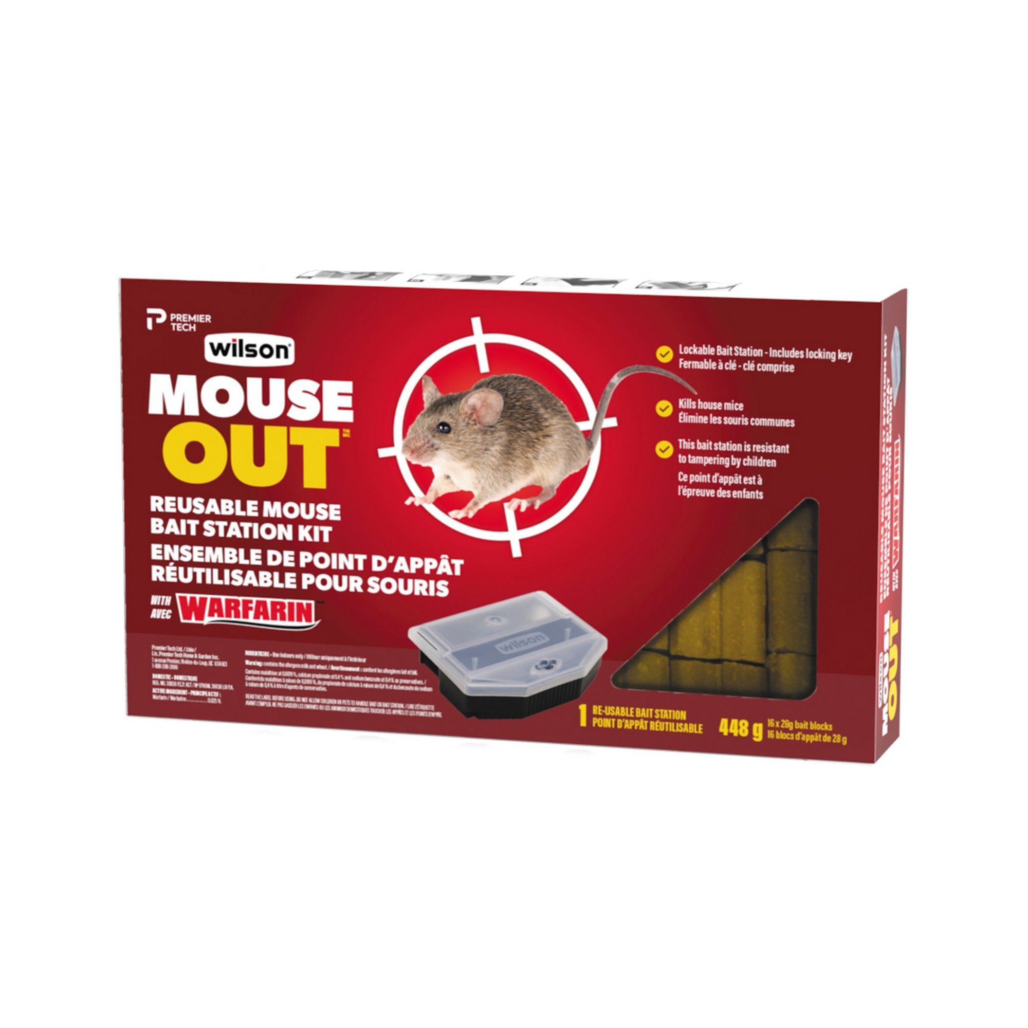 Aegis® Mouse Bait Station (Clear Lid)