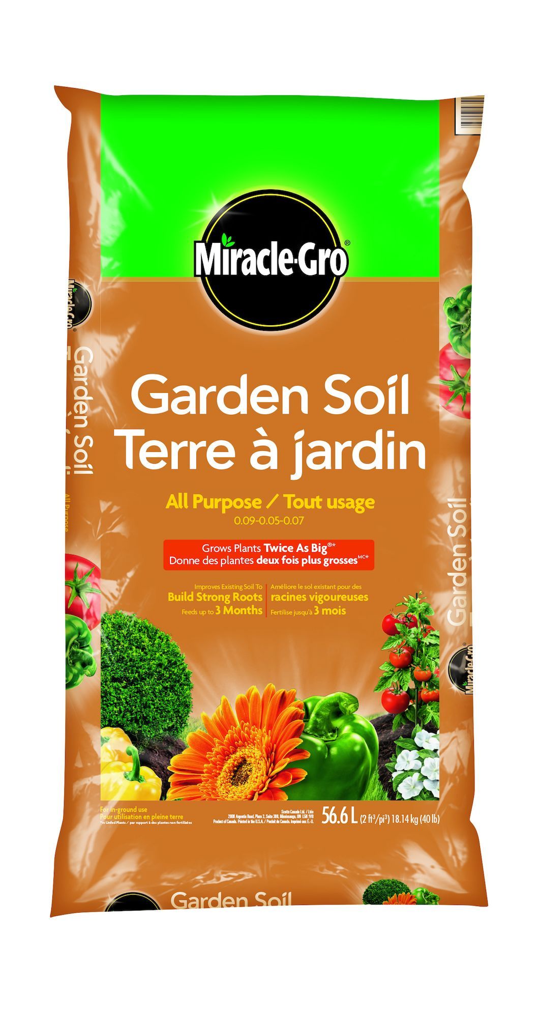 Miracle Gro Garden Soil All Purpose From Miracle Gro Bmr