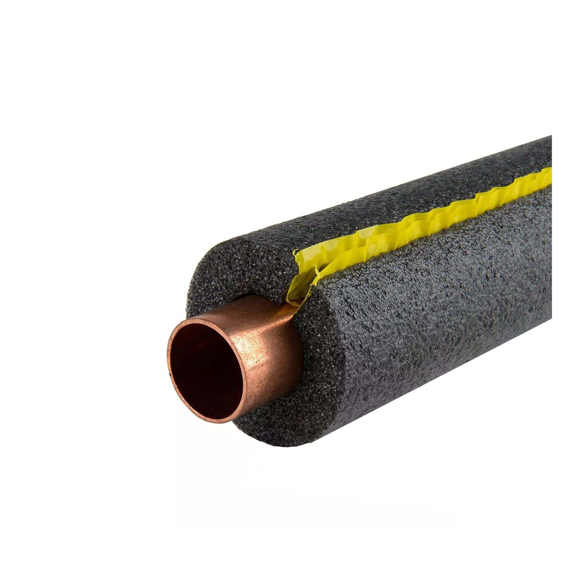 Manchon Isolant 1 Pièce, Tube Isolant Tuyau, Tuyau D'isolation Thermique  Auto-scellant en Feuille D'aluminium pour Tuyaux (Size : ID 3.4cm/1.3in)
