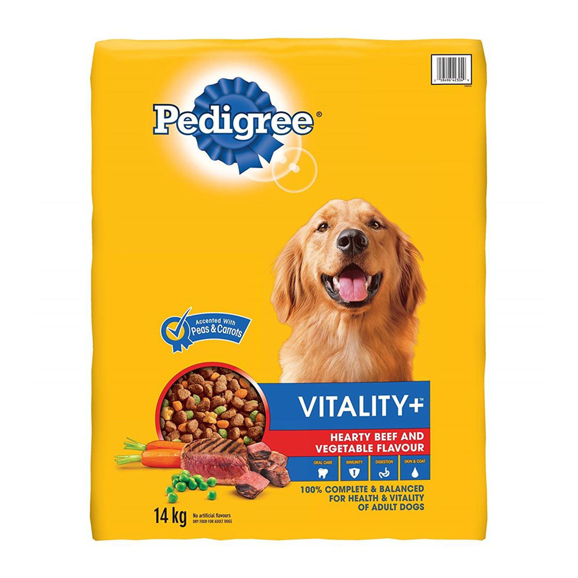 Vitality+ Dry Dog Food - Beef - 14 kg from Pedigree | BMR