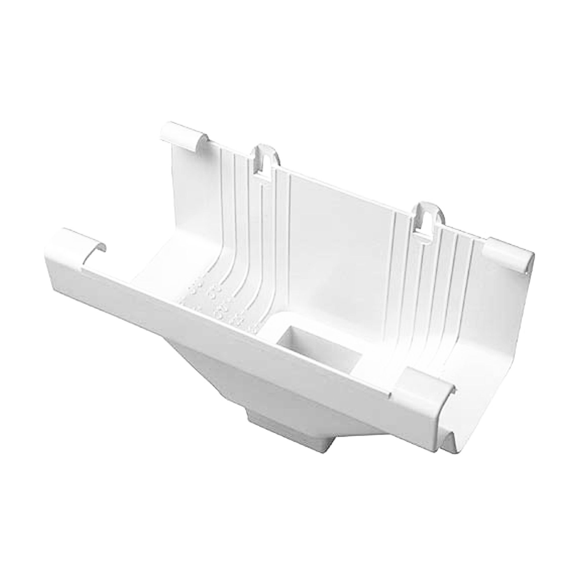 Rallonge de tuyau de descente Euramax Flex-A-Spout, 25 à 55 po, blanc