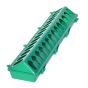 Poultry Plastic Ground Feeder - 20" - Lime