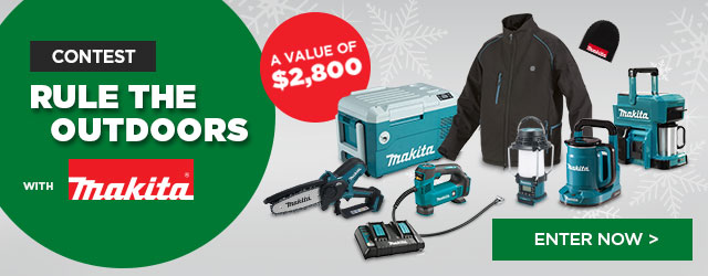 Enter to win a Makita 18-V LXT cordless product set - BMR