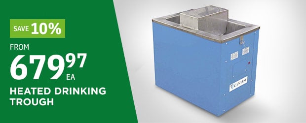 Save 10% on heated drinking trough  - Agrizone