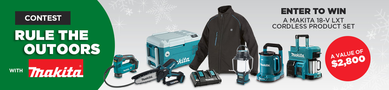 Contest "Rule the Outdoors with Makita" - Step 1