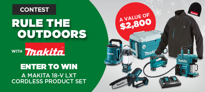 Contest "Rule the Outdoors with Makita" - Enter the contest