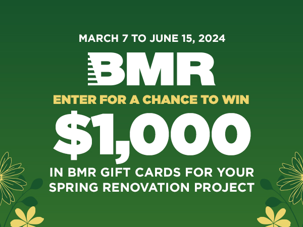 Contest - $1,000 for renovation season project - BMR