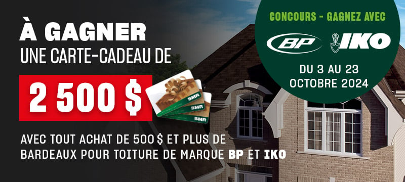 Concours : Courez la chance de gagner 2 500$ en carte-cadeau