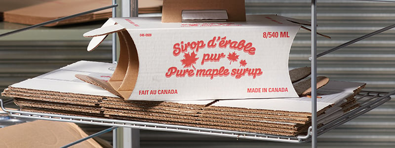 Packaging material for shipping your maple products - BMR